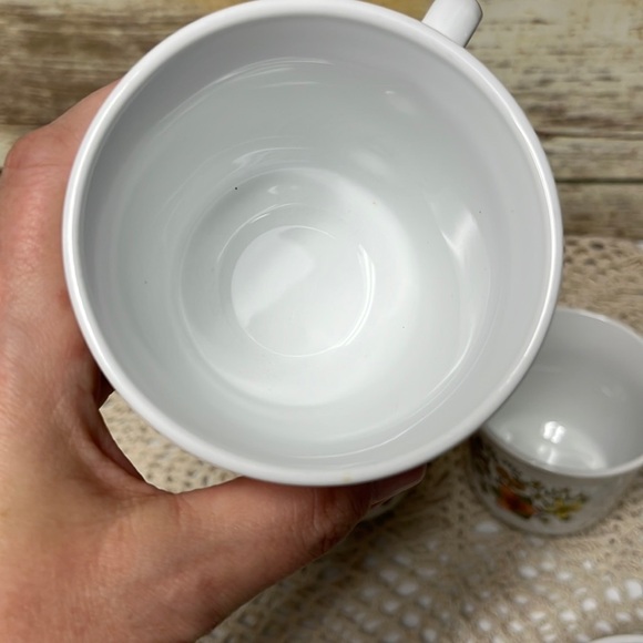 CORELLE COFFEE CUPS: VINTAGE INDIAN SUMMER PATTERN SET OF 4 - Picture 4 of 10